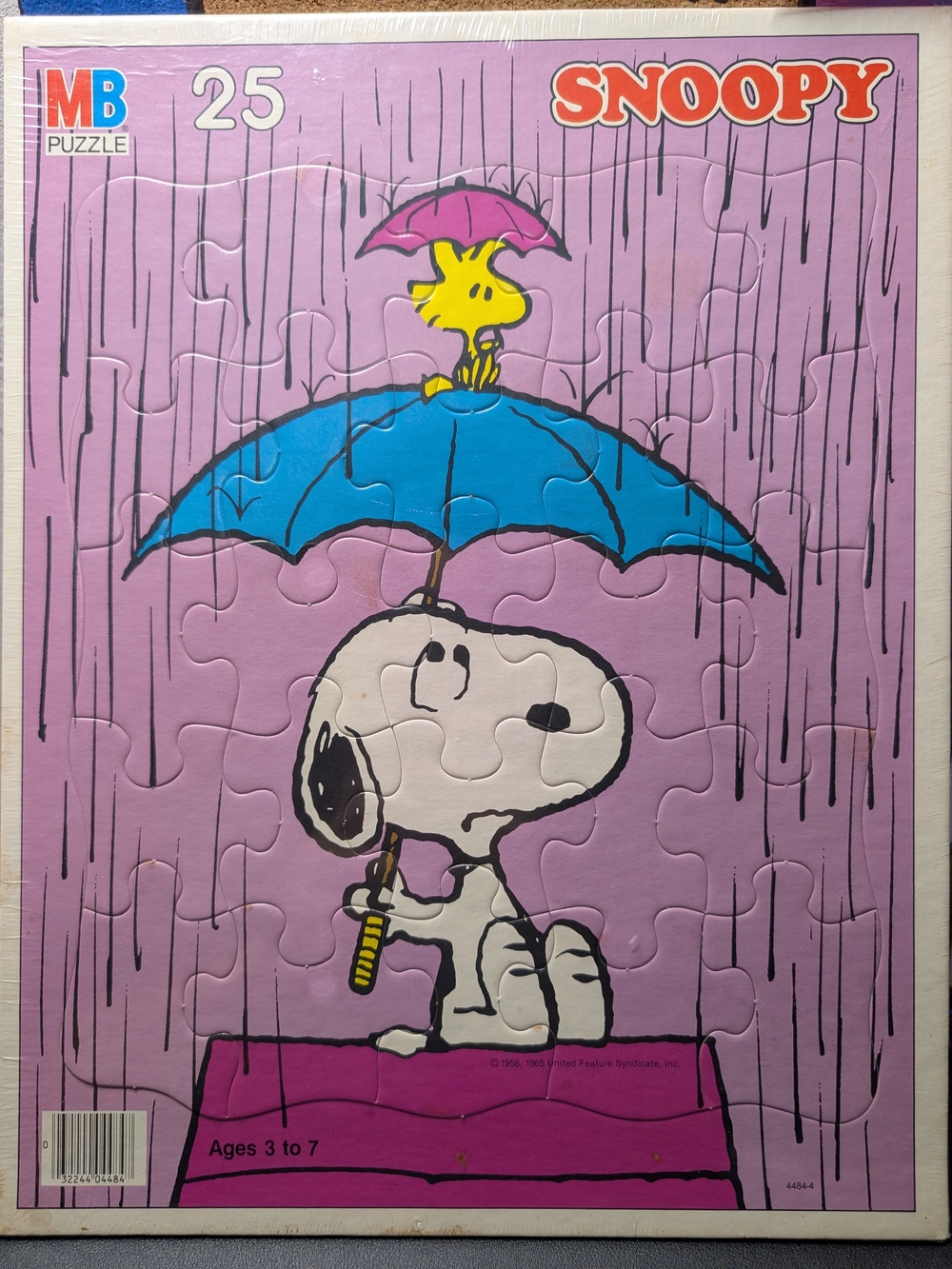 Set 6 Vintage 1965 Charlie Brown Puzzles